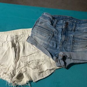 American Eagle Light Blue Denim Shorts bundle